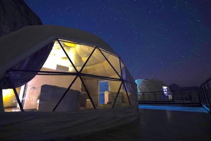 Sami Al Muzna Rum Camp Wadi Rum Bagian luar foto